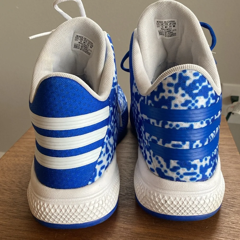 Adidas Light Em Up 2 Blue Basketball Bounce Shoes Sneakers, Men’s 13.5